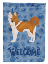 Load image into Gallery viewer, Nordic Spitz Welcome Flag Canvas House Size CK6025CHF