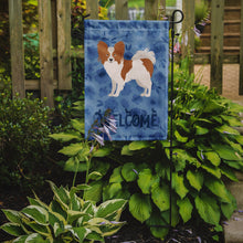 Load image into Gallery viewer, Papillon #1 Welcome Garden Flag - Outdoor Decorative Yard Flag CK6027GF