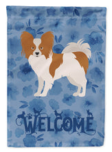 Load image into Gallery viewer, Papillon #1 Welcome Garden Flag - Outdoor Decorative Yard Flag CK6027GF