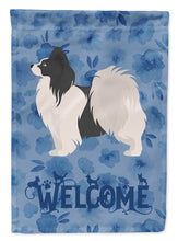 Load image into Gallery viewer, Papillon #2 Welcome Garden Flag - Outdoor Decorative Yard Flag CK6028GF