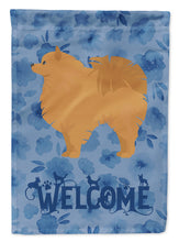 Load image into Gallery viewer, Pomeranian #1 Welcome Flag Canvas House Size CK6033CHF