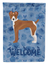 Load image into Gallery viewer, Rat Terrier Welcome Flag Canvas House Size CK6043CHF