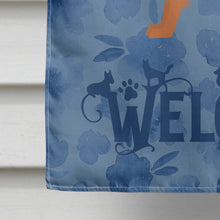 Load image into Gallery viewer, Russian Tor Terrier #2 Welcome Flag Canvas House Size CK6046CHF