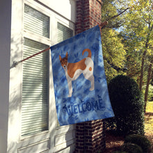 Load image into Gallery viewer, Tenterfield Terrier Welcome Flag Canvas House Size CK6052CHF