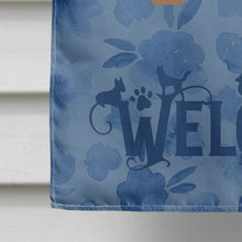 Load image into Gallery viewer, Tibetan Spaniel Welcome Flag Canvas House Size CK6053CHF