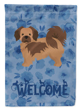Load image into Gallery viewer, Tibetan Spaniel Welcome Garden Flag – Decorative Outdoor Yard Flag CK6053GF