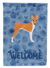 Load image into Gallery viewer, Basenji Welcome Flag Canvas House Size CK6059CHF