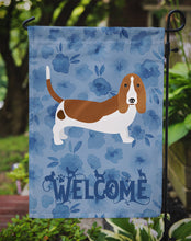 Load image into Gallery viewer, Basset Hound Welcome Garden Flag – Decorative Outdoor Yard Flag CK6060GF
