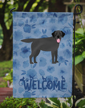 Load image into Gallery viewer, Black Labrador Retriever Welcome Garden Flag – Decorative Outdoor Yard Flag CK6063GF