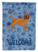 Load image into Gallery viewer, Bloodhound Welcome Flag Canvas House Size CK6064CHF