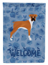Load image into Gallery viewer, Boxer Welcome Flag Canvas House Size CK6065CHF