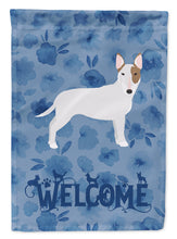 Load image into Gallery viewer, Bull Terrier Welcome Flag Canvas House Size CK6078CHF