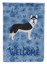 Load image into Gallery viewer, Siberian Husky Welcome Garden Flag – Decorative Outdoor Yard Flag CK6084GF