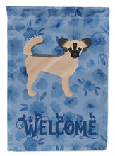 Load image into Gallery viewer, Longhair Chihuahua Welcome Garden Flag – Decorative Outdoor Yard Flag CK6088GF
