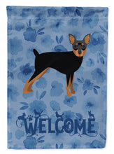 Load image into Gallery viewer, Miniature Pinscher Welcome Flag Canvas House Size CK6091CHF