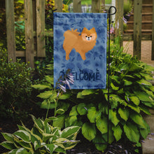 Load image into Gallery viewer, Red Pomeranian Welcome Garden Flag – Decorative Outdoor Yard Flag CK6093GF