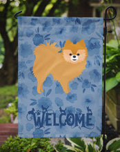 Load image into Gallery viewer, Red Pomeranian Welcome Garden Flag – Decorative Outdoor Yard Flag CK6093GF
