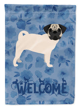 Load image into Gallery viewer, Pug #1 Welcome Flag Canvas House Size CK6096CHF