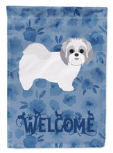 Load image into Gallery viewer, Shih Tzu #1 Welcome Flag Canvas House Size CK6099CHF