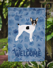 Load image into Gallery viewer, Toy Fox Terrier Welcome Garden Flag – Decorative Outdoor Yard Flag CK6104GF