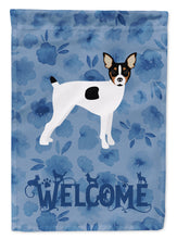 Load image into Gallery viewer, Toy Fox Terrier Welcome Garden Flag – Decorative Outdoor Yard Flag CK6104GF