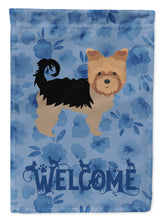 Load image into Gallery viewer, Yorkshire Terrier Welcome Flag Canvas House Size CK6107CHF
