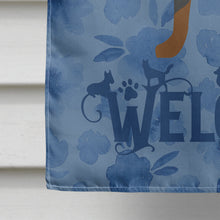Load image into Gallery viewer, Toy Fox Terrier Welcome Flag Canvas House Size CK6114CHF