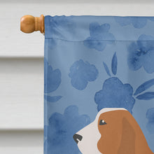 Load image into Gallery viewer, Spanish Hound Welcome Flag Canvas House Size CK6118CHF