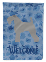Load image into Gallery viewer, Kerry Blue Terrier Welcome Flag Canvas House Size CK6119CHF