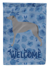 Load image into Gallery viewer, Scottish Deerhound Welcome Flag Canvas House Size CK6123CHF