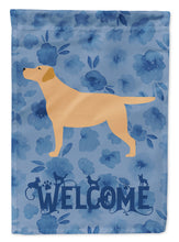 Load image into Gallery viewer, Yellow Labrador Retriever Welcome Garden Flag – Decorative Outdoor Yard Flag CK6124GF