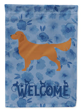 Load image into Gallery viewer, Golden Retriever Welcome Flag Canvas House Size CK6131CHF