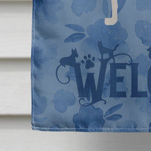 Load image into Gallery viewer, Greyhound Welcome Flag Canvas House Size CK6132CHF