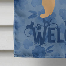 Load image into Gallery viewer, Afghan Hound Welcome Flag Canvas House Size CK6133CHF