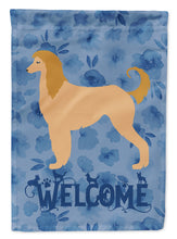 Load image into Gallery viewer, Afghan Hound Welcome Flag Canvas House Size CK6133CHF