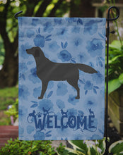 Load image into Gallery viewer, Black Labrador Retriever Welcome Garden Flag – Decorative Outdoor Yard Flag CK6135GF