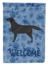 Load image into Gallery viewer, Black Labrador Retriever Welcome Garden Flag – Decorative Outdoor Yard Flag CK6135GF