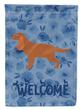 Load image into Gallery viewer, English Cocker Spaniel Welcome Flag Canvas House Size CK6139CHF