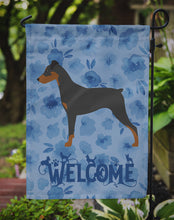 Load image into Gallery viewer, German Pinscher Welcome Garden Flag – Decorative Outdoor Yard Flag CK6140GF