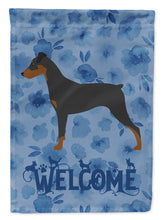 Load image into Gallery viewer, German Pinscher Welcome Garden Flag – Decorative Outdoor Yard Flag CK6140GF