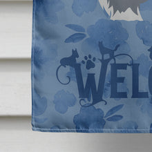 Load image into Gallery viewer, Bearded Collie Dog Welcome Flag Canvas House Size CK6144CHF