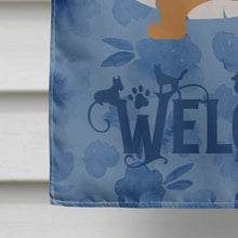 Load image into Gallery viewer, Corgi Welcome Flag Canvas House Size CK6147CHF