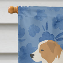Load image into Gallery viewer, Red Border Collie Welcome Flag Canvas House Size CK6149CHF