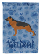 Load image into Gallery viewer, German Shepherd Welcome Flag Canvas House Size CK6151CHF