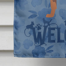 Load image into Gallery viewer, Australian Kelpie Dog Welcome Flag Canvas House Size CK6156CHF