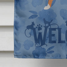 Load image into Gallery viewer, Sheltie/Shetland Sheepdog Welcome Flag Canvas House Size CK6157CHF