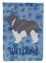 Load image into Gallery viewer, Polish Lowland Sheepdog Dog Welcome Garden Flag – Decorative Outdoor Yard Flag CK6159GF