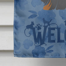 Load image into Gallery viewer, Yorkshire Terrier Yorkie Welcome Flag Canvas House Size CK6161CHF