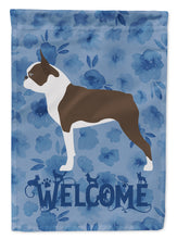 Load image into Gallery viewer, Boston Terrier Welcome Flag Canvas House Size CK6171CHF