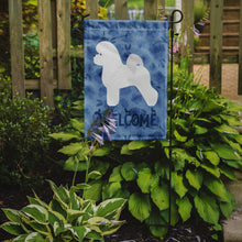 Load image into Gallery viewer, Bichon Frise Welcome Garden Flag – Decorative Outdoor Yard Flag CK6172GF